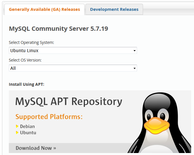Install MySQL
